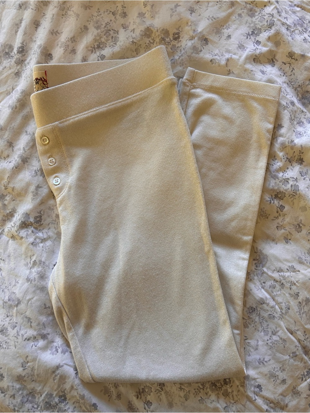 J.Crew Sparkly Thermal Capri Leggings 
Size: XS 
NWOT